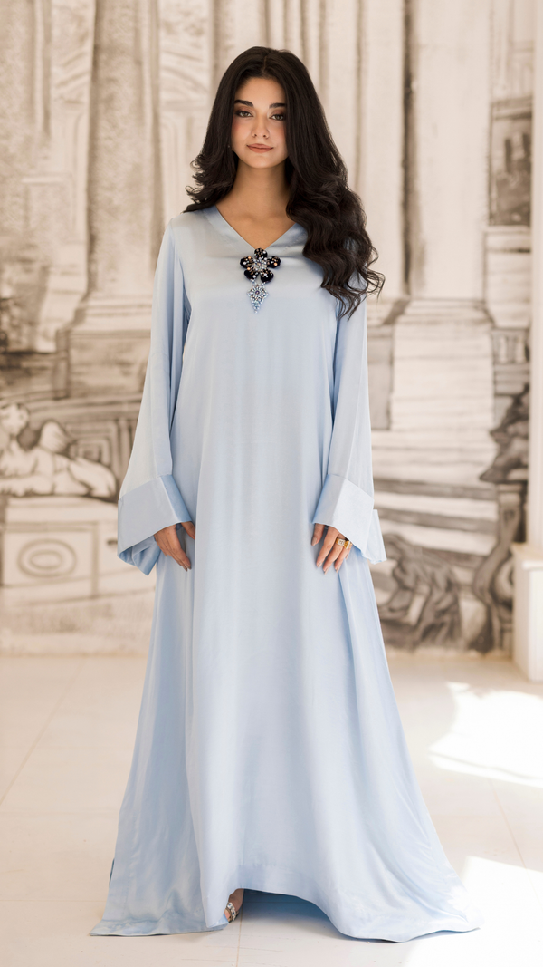 AZZUR BLOOM SILK KAFTAN